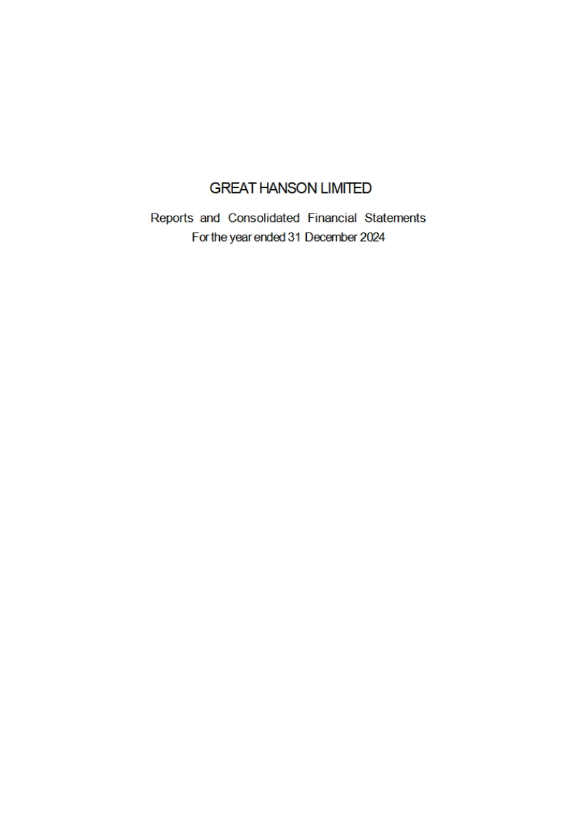 2024 Reports and Consolidated Financial Statements